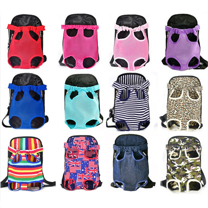 Mochila de viaje transpirable para mascotas.